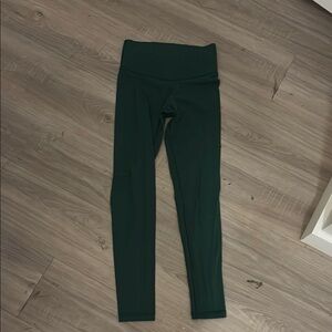 Offline by Aerie Dark Green High-Waisted Leggings, size Small
